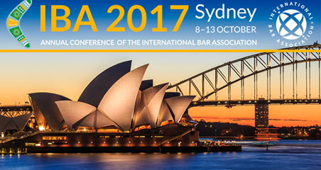 IBA Annual Conference, Sydney 2017