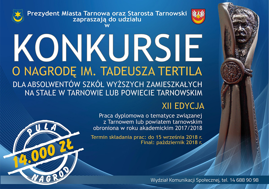 12. edycja konkursu o „Nagrodę im. Tadeusza Tertila”