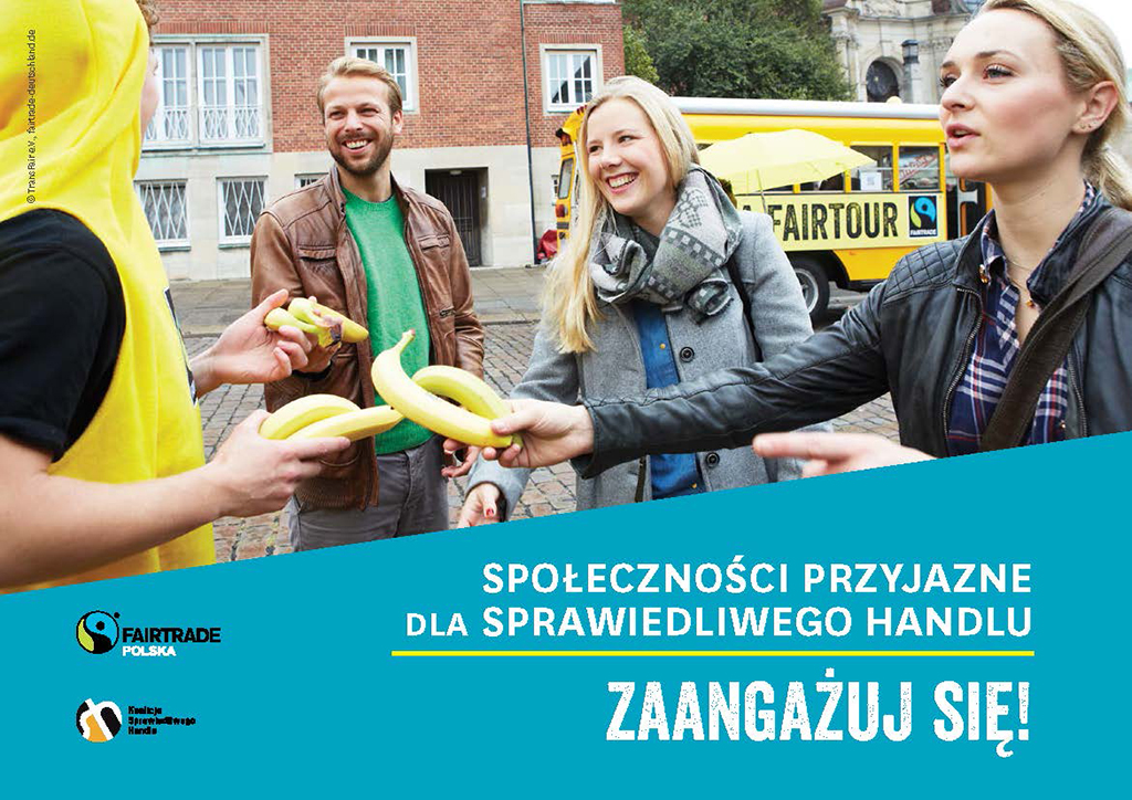 Uniwersytet Pedagogiczny zaangażował się w ogólnopolską kampanię „Uczelnie Przyjazne dla Sprawiedliwego Handlu” (plakat)