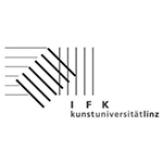 Logo Międzynarodowego Centrum Badawczego Uniwersytetu Sztuk Linz