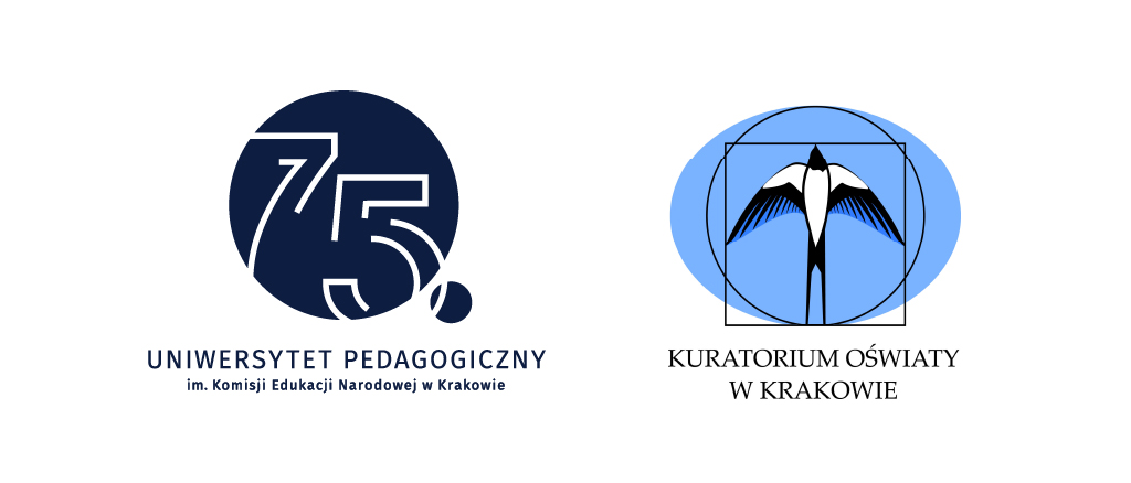 logotypy Uniwersytetu Pedagogicznego i Kuratorium Oświaty w Krakowie 