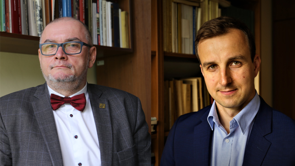 Prof. dr hab. Marek Wilczyński i dr Adrian Szopa