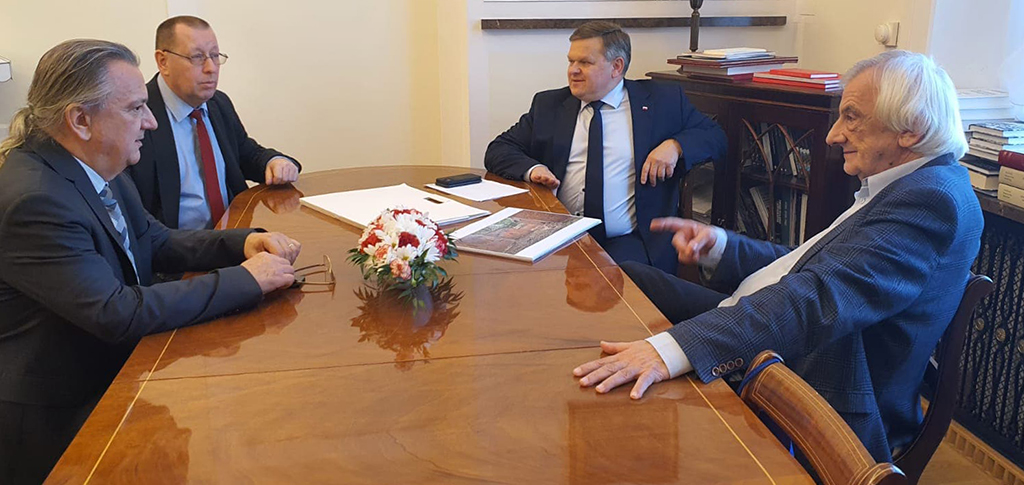 Spotkanie władz Uczelni z Wicemarszałkiem Sejmu Ryszardem Terleckim oraz Sekretarzem Stanu Wojciechem Skurkiewiczem
