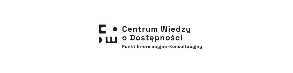 Punkt informacyjno-konsultacyjny Centrum wiedzy o dostępności (logo)