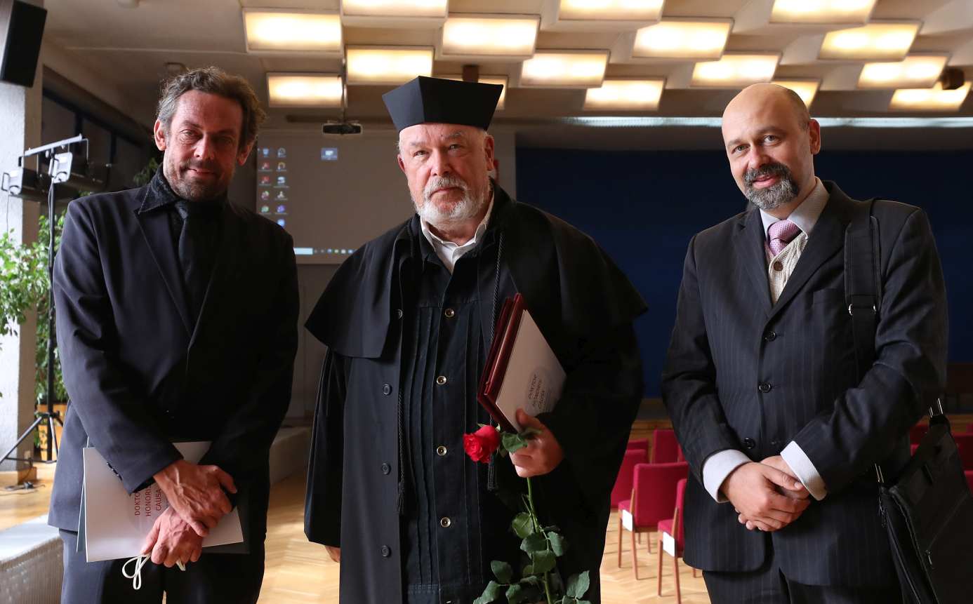 Lech Majewski podczas nadania tytułu doctora honoris causa Uniwersytetu Pedagogicznego w Krakowie